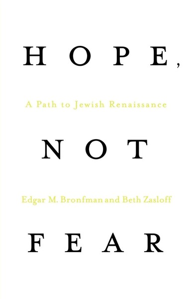 Edgar Bronfman | Hope, Not Fear | Taschenbuch | Englisch (2010)-image