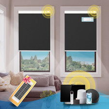 Motorized Blinds with Remote,Thermal Electric Blinds Solar Panel ,Customizable A
