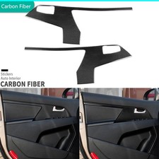 Real Carbon Fiber Interior Front Door Panel Cover For Kia Sportage R Gl 2011-16 Real Carbon Fiber Interior Front Door Panel Cover For Kia Sportage R Gl 2011-16