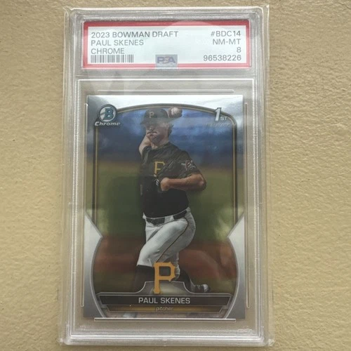 2024 Bowman Draft Chrome Paul Skenes 1st Bowman PSA 8