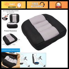 Portable Car Booster Seat Cushion - Height Increase Mat, Breathable Mesh Pad for