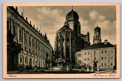 AK Passau - Residenz mit Dom 