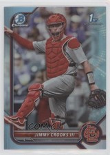 2022 Bowman Draft Chrome Sky Blue Refractor Jimmy Crooks III #BDC-178 1hn7