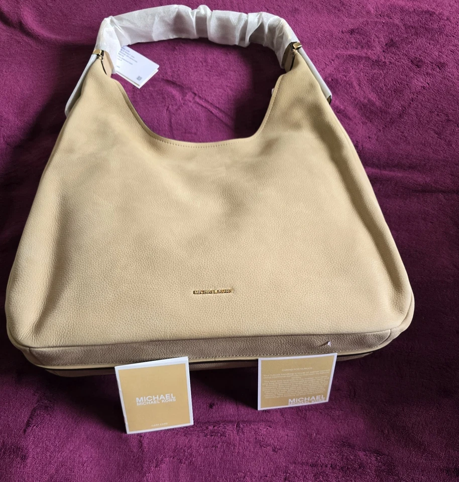Michael Kors 'Nolita' Large Genuine Leather Hobo Shoulder Bag, RRP £415 - Image 2 of 4