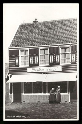 RPPC Postcard Shop in Marken, Holland, Netherlands.