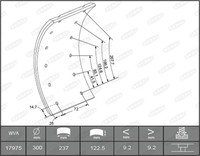Beral Bremsbacken Trommelbremse Hinten FüR Mercedes-Benz T2/LN1 Kasten/Kombi