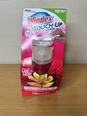 Windex Touch-Up Cleaner Multi Surface Disinfectant 10 oz Live Loud Floral Spring
