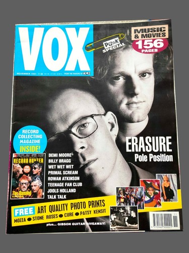 Erasure - Vox Magazin Special - - November 1991 - 156 Seiten, Schöner Zustand