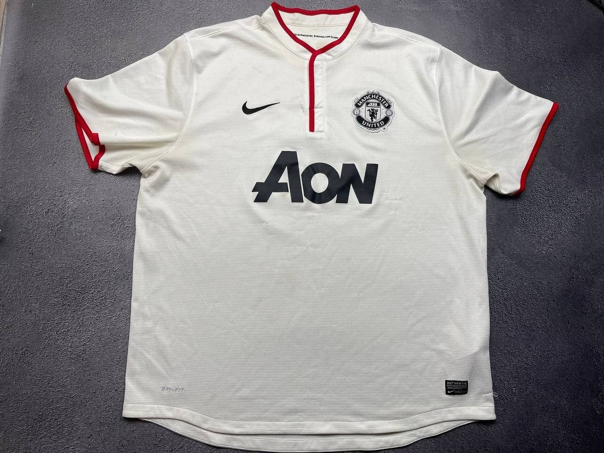 正規品 Nike Manchester United 2012-14 Away 2012 2014 Manchester United Away Third England Nike Soccer