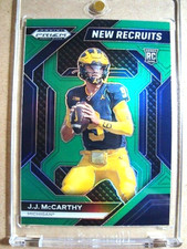 2024 J.J. McCarthy Panini Prizm DP Rookie New Recruits Green Prizm RC MINT 🔥🔥