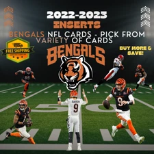Cincinnati Bengals *Choose Your Football Cards* Inserts Rookies