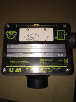 UFM  MN-ASB90GM-12-300V.9-A1NR-20D FLOW METER, 1-1/2''npt