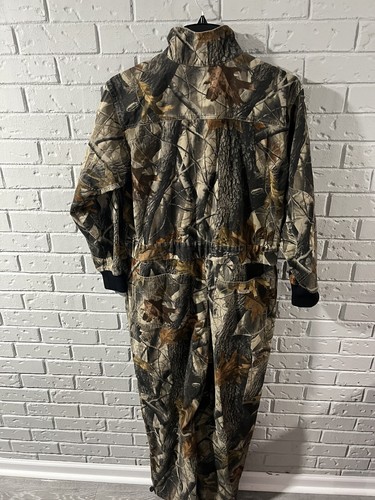 Pro Gear By Wrangler Camo Coveralls Overalls Pants Bib Size Large / 30 - Picture 2 of 6