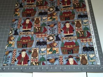 Noah's Noel Debbie Mumm Mumms The Word 18''x 43'' 1/2 yd Folk Art Ark