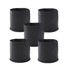 5 Packs Fabric Plant Pots Grow Bags 2 Gallon 3 Gallon