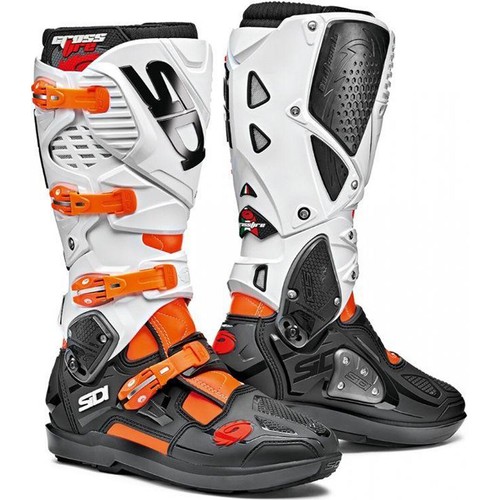 Sidi Crossfire 3 Boots Orange Fluo Black White