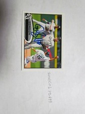 2012 Topps Gordon  Beckham Signed Baseball Card Beckett Pre-Certified 