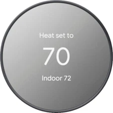 Google Nest Smart Thermostat Charcoal New