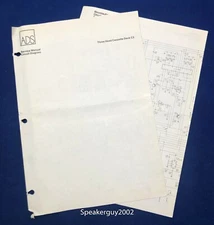 Original a/d/s C3 -Cassette Deck Service Schematic - Circuit Diagram -- #1