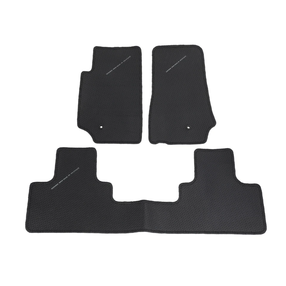 Alfombrillas Jeep Wrangler Unlimited 2007-2013 4 puertas pizarra oscura Mopar genuino OEM Foto 2 de 4