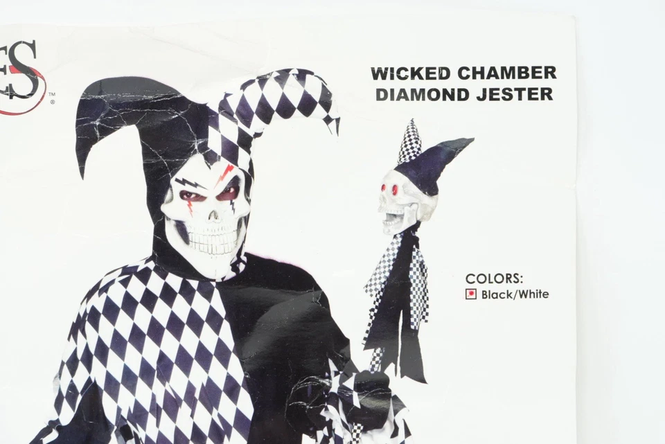 Злой шут мальчика злой ужас клоун костюм для Хэллоуина размер ребенка маленький 6-8 - Изображение 2 из 4