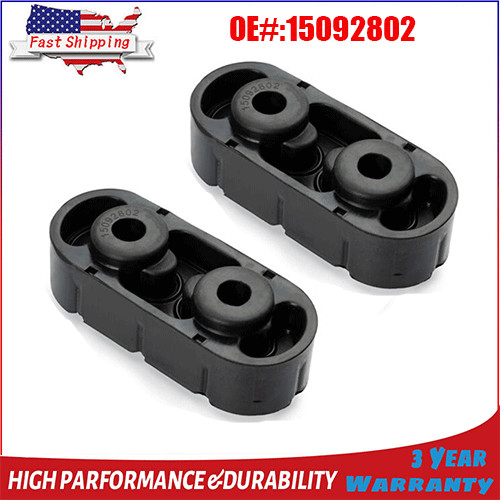NEW 15092802 Exhaust Pipe Muffler Hanger Insulator Pair for Chevy GMC ...