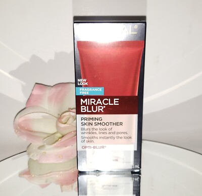 Loreal Miracle Blur Priming Instant Skin Smoother Fragrance Free Primer 1.18oz