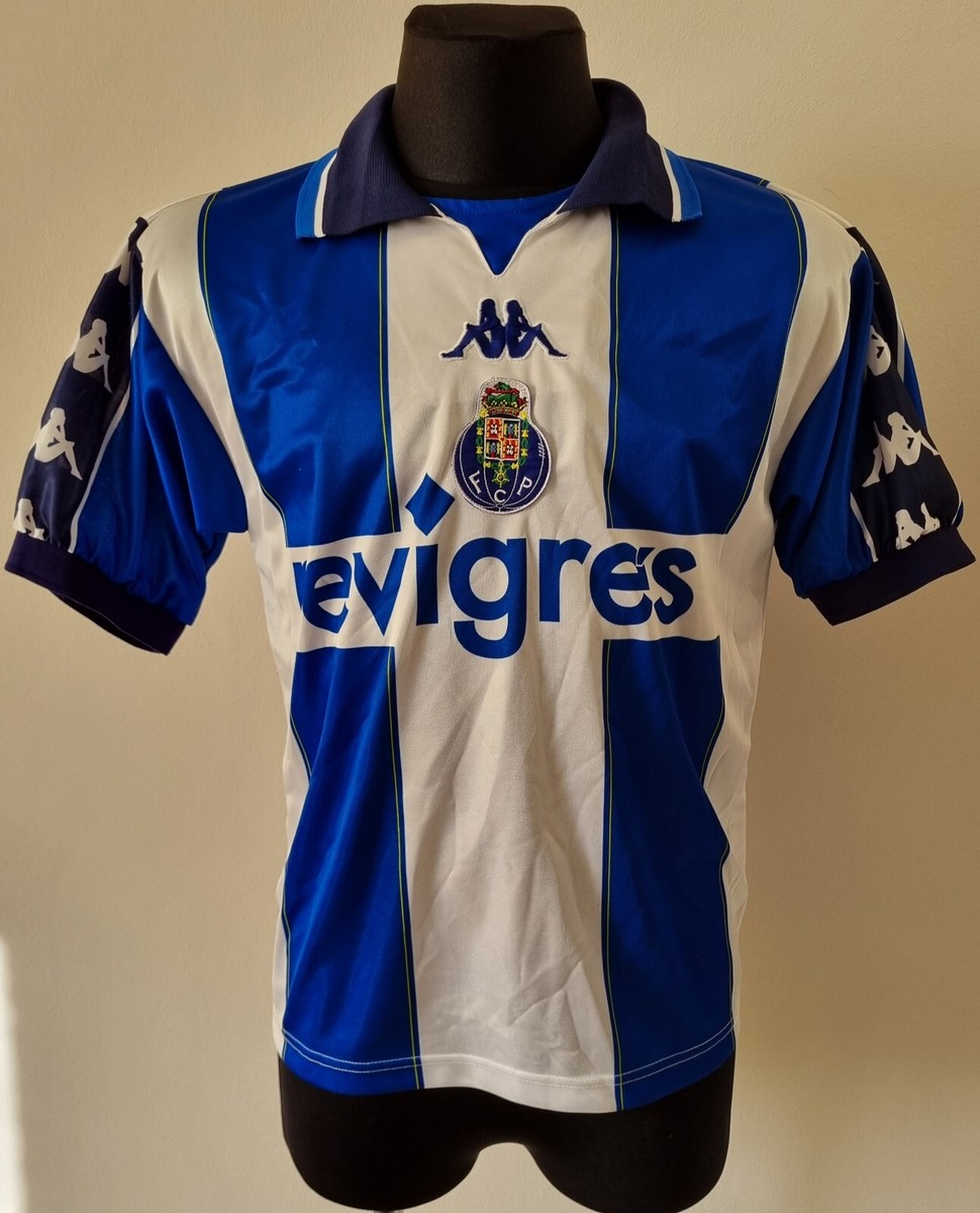 ポルト サッカーユニフォーム KAPPA 1999 - 2000 vintage Porto 1999 - 2000 Home football Kappa Retro shirt size Small