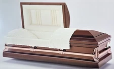 Batesville Casket Salesman Photo  Sun Glow Rosetan  Print Ad Oddity