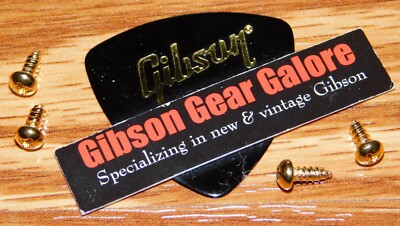Gibson Les Paul Truss Rod Cover Screws Gold SG Guitar Parts Plate