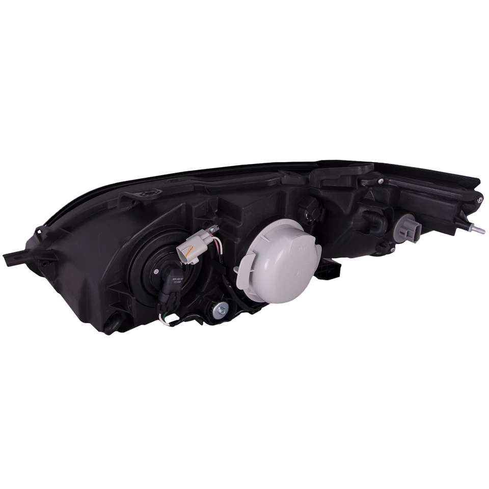 Juego de faros halógenos carcasa negra con lente transparente para Subaru Legacy 2008-2009 Foto 3 de 4