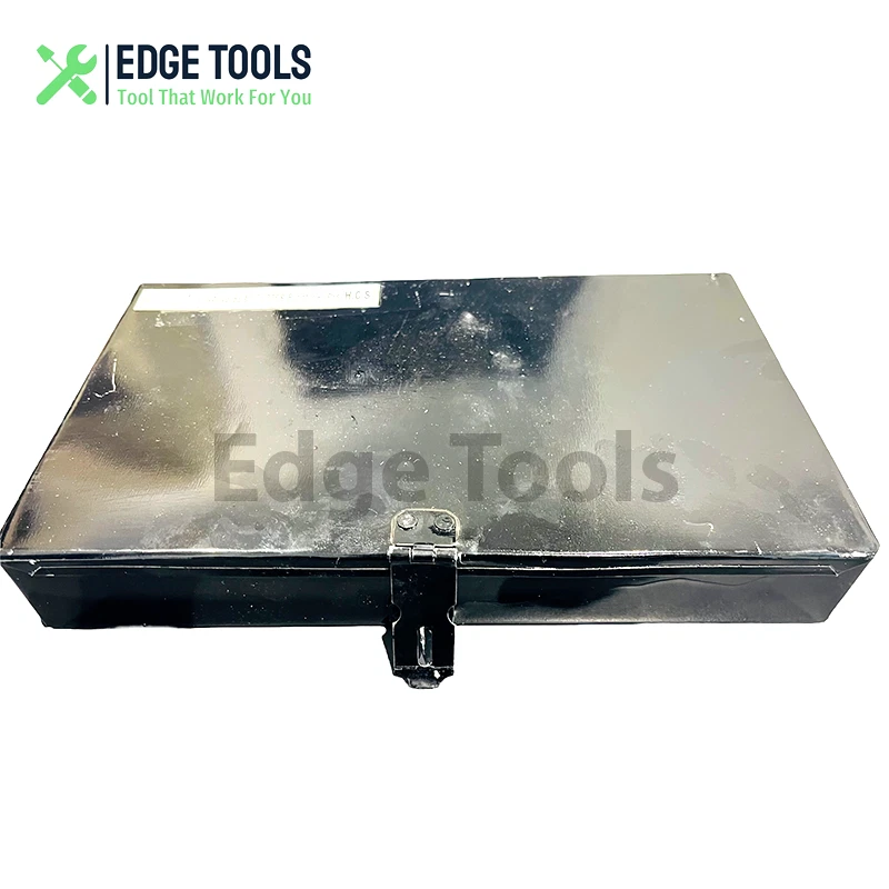 Juego de 10 piezas de cortador de asiento de válvula de motor de acero al carbono con caja de metal EE. UU. Foto 4 de 4