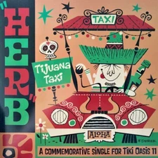 V/A A COMMEMORATIVE SINGLE FOR TIKI 11 7" EP Surf Rock JAZZ Latin GREY VINYL New