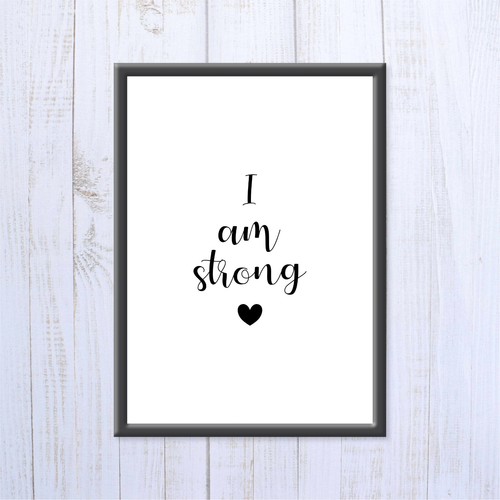 Motivational Quote Print A4 Wall Art Positive Inspirational Home Decor Bedroom - Picture 30 of 30