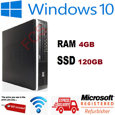 Super günstiger ultrakleiner HP 8300 Office PC Dual Core SSD Original Windows 10 4GB