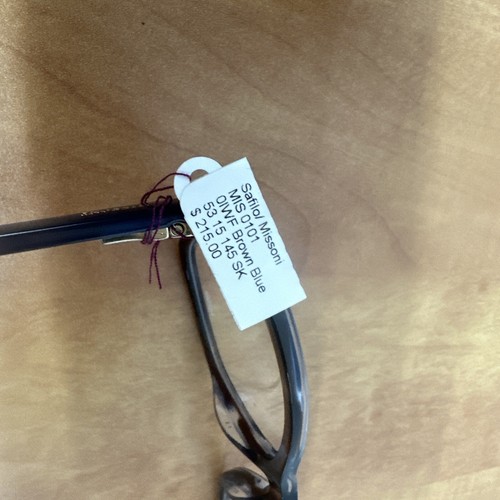 Missoni MIS 0101 IWF Brown Blue Cat Eye Womens Full Rim Eyeglasses 53-15-145 sk - Picture 4 of 6