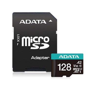 ADATA Premier Pro microSDXC/SDHC UHS-I U3 Class 10 (V30S) AUSDX128GUI3V30SA2-RA1