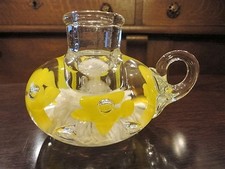 Joe Rice St Claire Art Glass Paperweight Finger Lamp Candlestick Candle Holder 