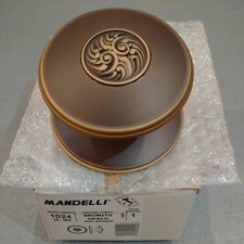 pomo in ottone MANDELLI art. 1024/A brunito opaco mm. 90