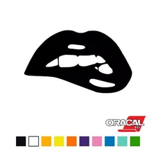 Lip Bite Peel & Stick Vinyl Decal Sticker Car Vinyl Wrap Film
