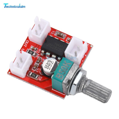 DC 1.8-12V 2W UTC2822 Mono BTL Amplifier Board DIY Power Amplifier Board