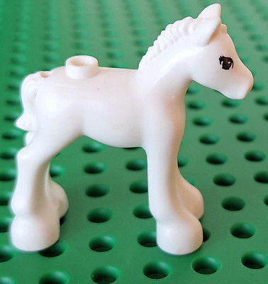Lego Figur Pferd weiß 11241pb01 Zubehör Minifigur Friends 41003