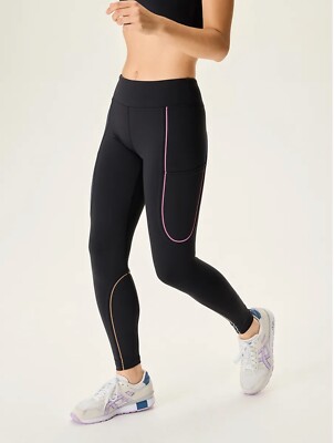 Outdoor Voices Frostknit 7/8 Leggings Black/rainbow reflective OV