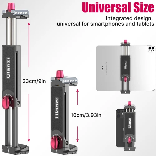 Ulanzi U-Pad III Metal Universal Tablet Teléfono Trípode Soporte con Cold Shoe - Imagen 3 de 24