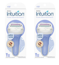 Schick Intuition Pure Nourishment Razor Kit  2 Cartridges 2 pack 