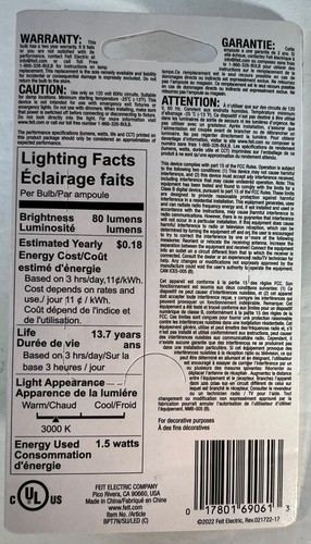 Feit Electric acre T7 E17 (Intermediate) LED Bulb Warm White 15 Watt *BRAND NEW* - Picture 2 of 2