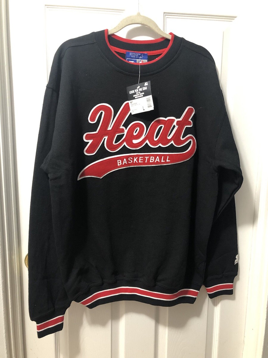 Starter Miami Heat NBA Mens Basketball Spectator Sweatshirt NWT