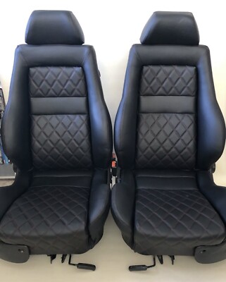 Golf 3 Recaro Leder Bezüge für 2 Sitze Colour Concept Polo  GTI Edition