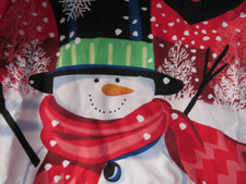 SCRUB TOP SNOMAN Size 2X-Large U .A. Scrubs side pockets