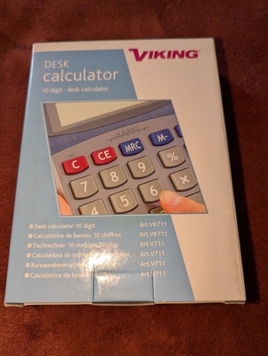 Viking Boxed Vintage Calculator.Free Postage - Picture 2 of 2